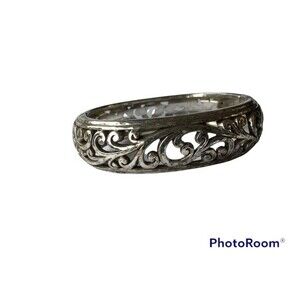 Brighton Silver Hinged Cuff Bracelet